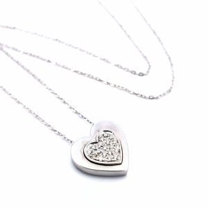 Collana Donna Salvini Cuore Diamanti Oro 18 carati