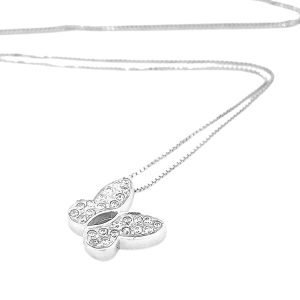 Collana Donna Farfalla Oro 18 carati