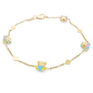 Bracciale Bimba Orsetti Oro 18kt