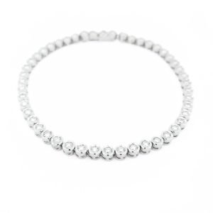 Bracciale Tennis Damiani Oro Bianco 18 carati Diamanti