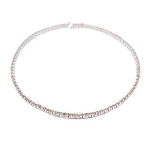 Bracciale Tennis Diamanti Brown Oro Bianco 18 carati