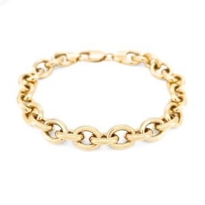 Home 34 Bracciale Anelli Ovali Oro Giallo 18 carati